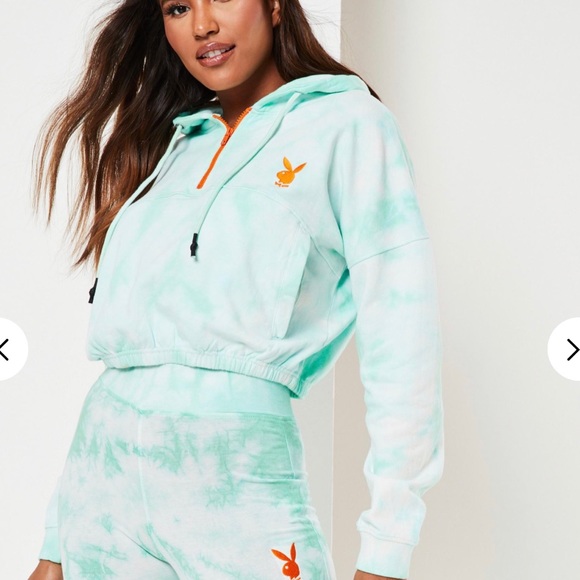 PLAYBOY | Tops | Playboy Mint Tie Dye 